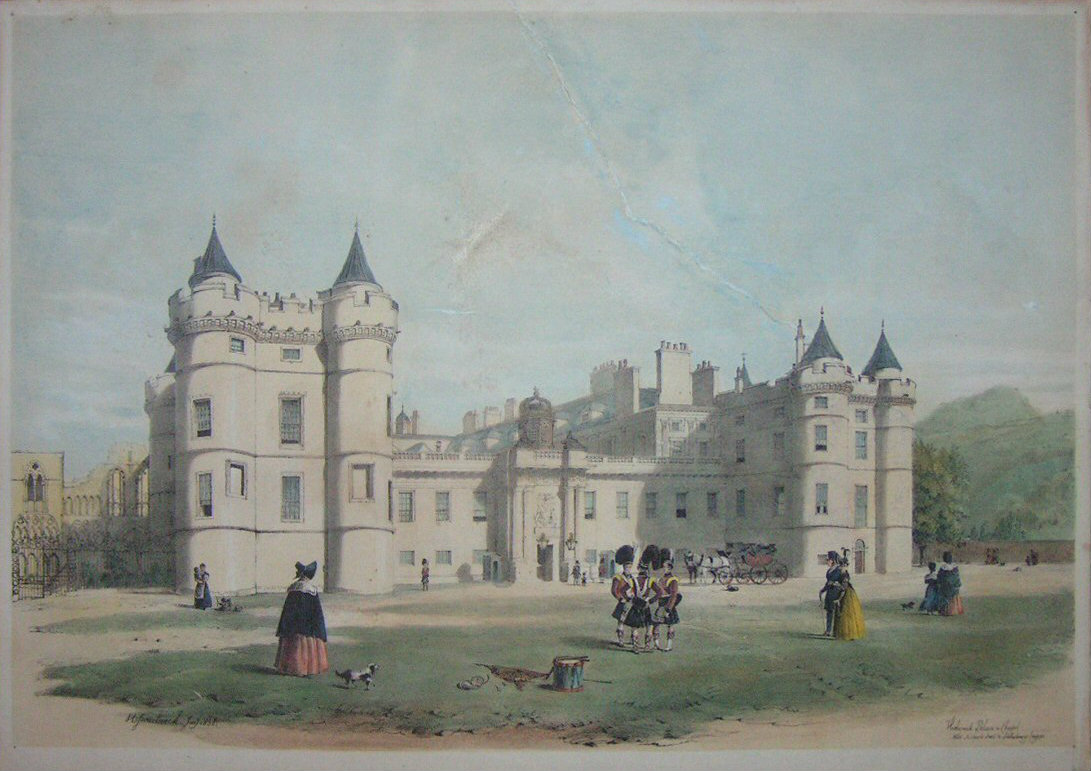 Lithograph - Holyrood Palace